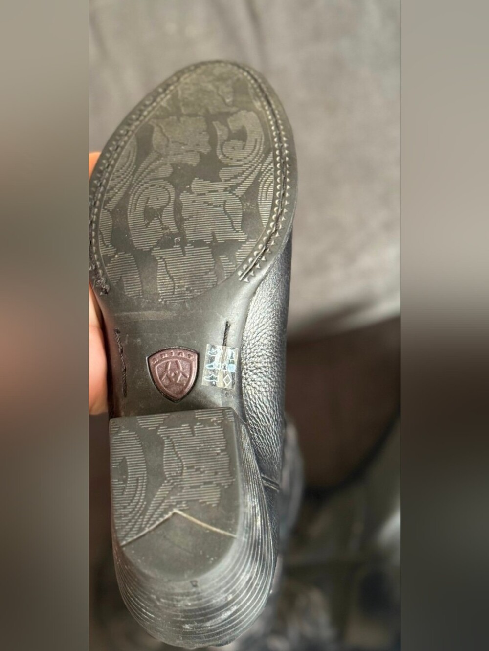 Black Ariat Western Boots - Picture 3 of 3